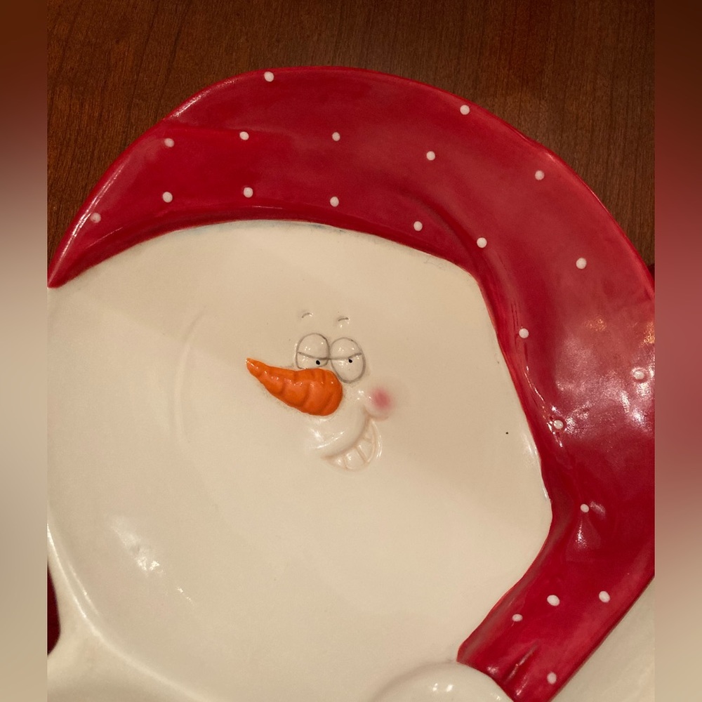 Winter Snowman Platter - Picture 4 of 5